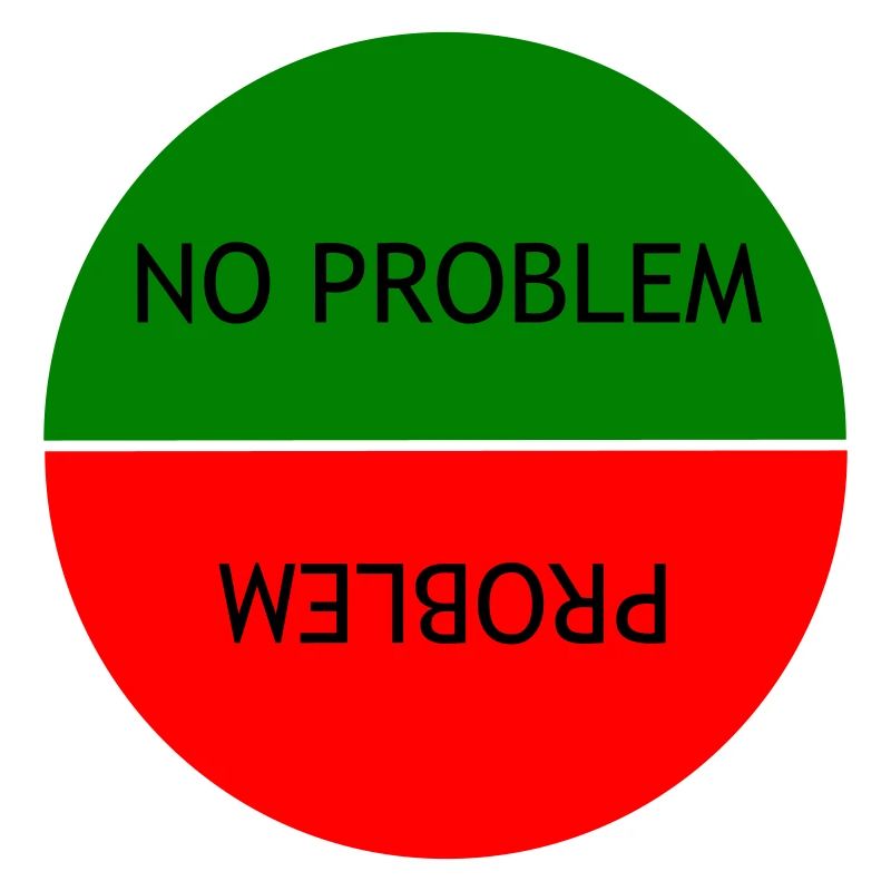 Pas de problème vs Problème