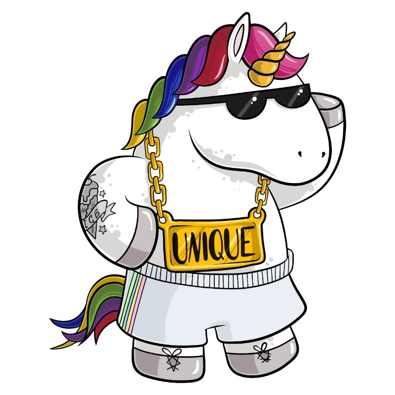 Unique Comic Einhorn