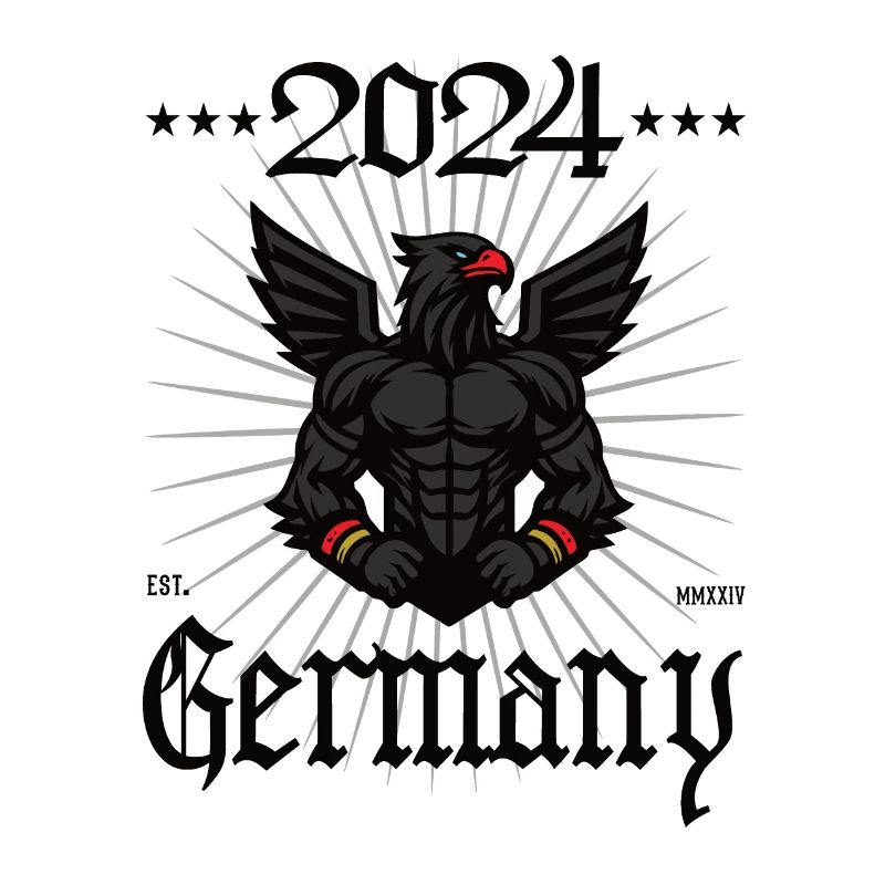 Germany Design with the Bodybuilder Eagle