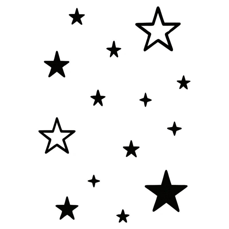 Star Scatter Pattern Design