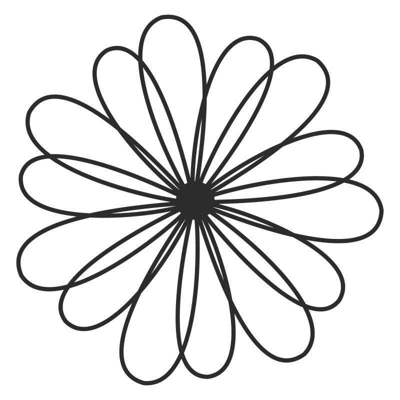 Blüte– Abstraktes Blütenmuster