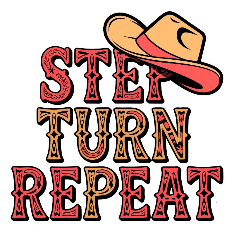 Line Dance Step Turn Repeat