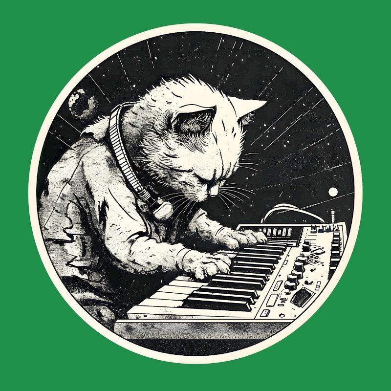 Space Synth Katze