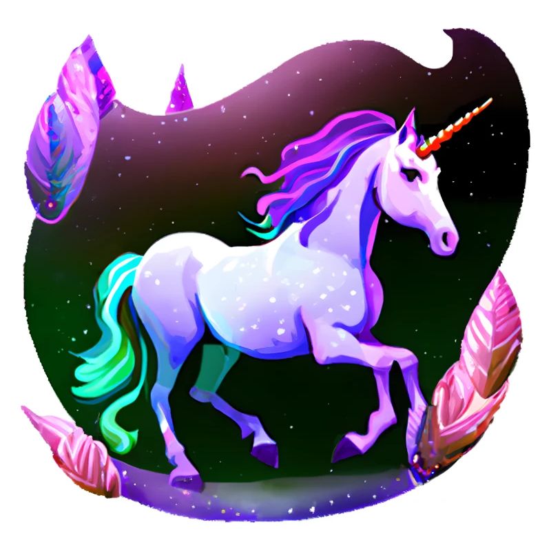 Einhorn Kunst Einhörner Geschenkidee