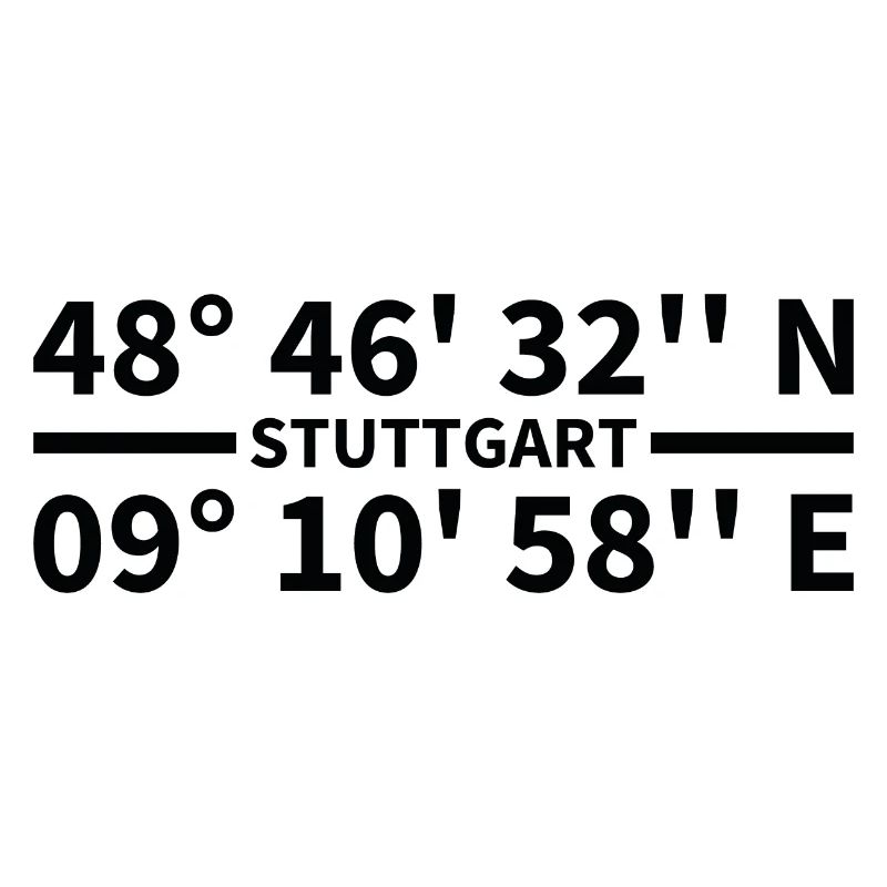 Coordonnées de Stuttgart