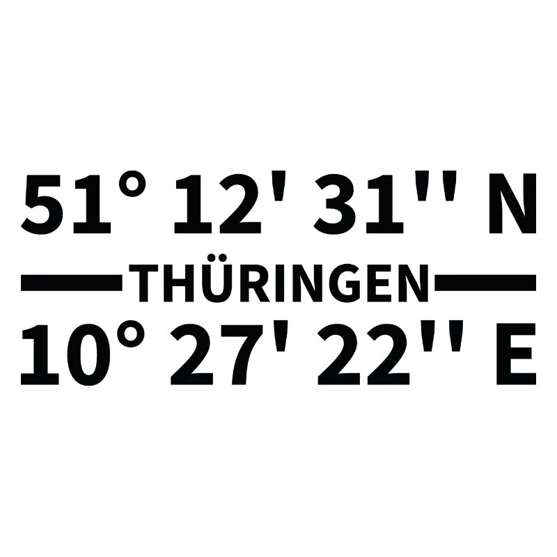 Thuringia coordinates
