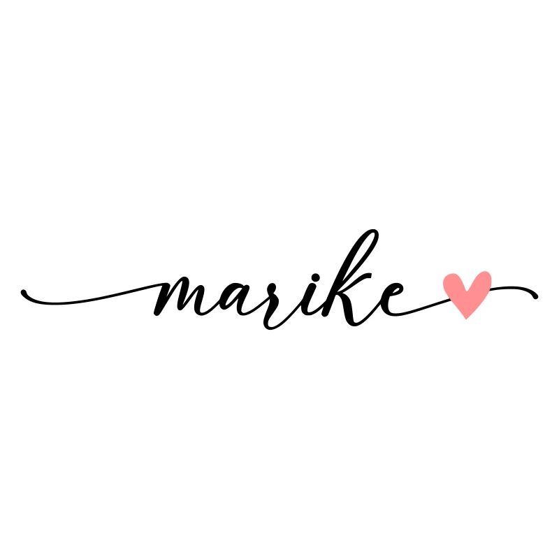 Police de calligraphie de nom de Marike