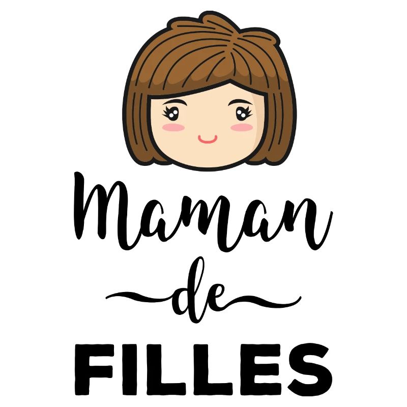 Mama von Mädchen Mutter Töchter Muttertag