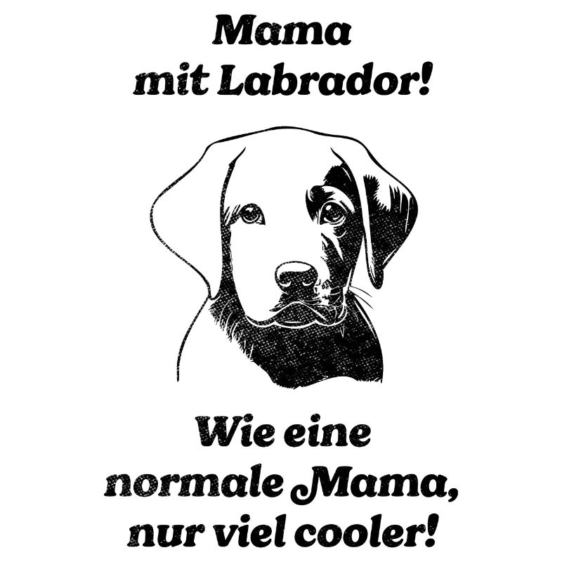 Mama mit Labrador