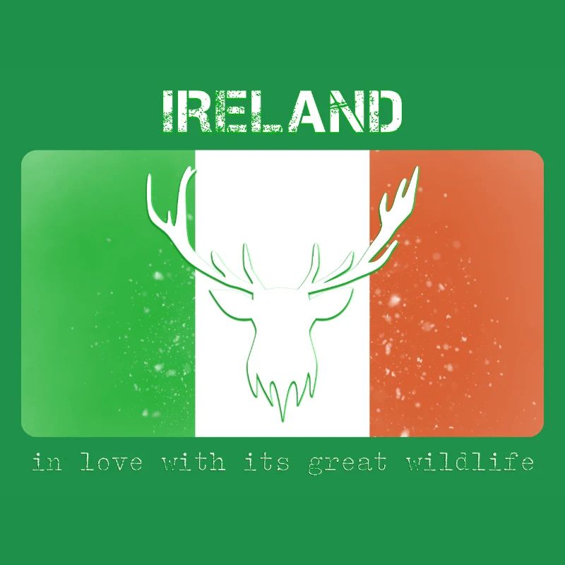 FAUNE ET DE LA FLORE D’IRLANDE Drapeau de l’Irlande