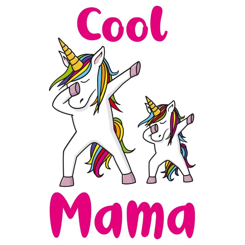 Einhorn mit Kind Cool Mama