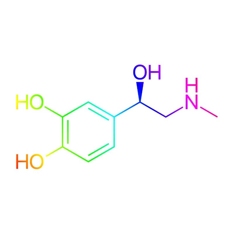 Adrenalin Molekül - Regenbogenfarben