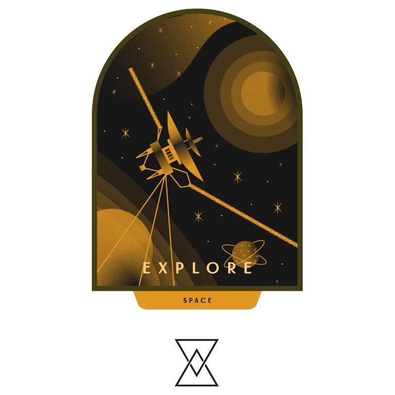 Space explore urban retro design