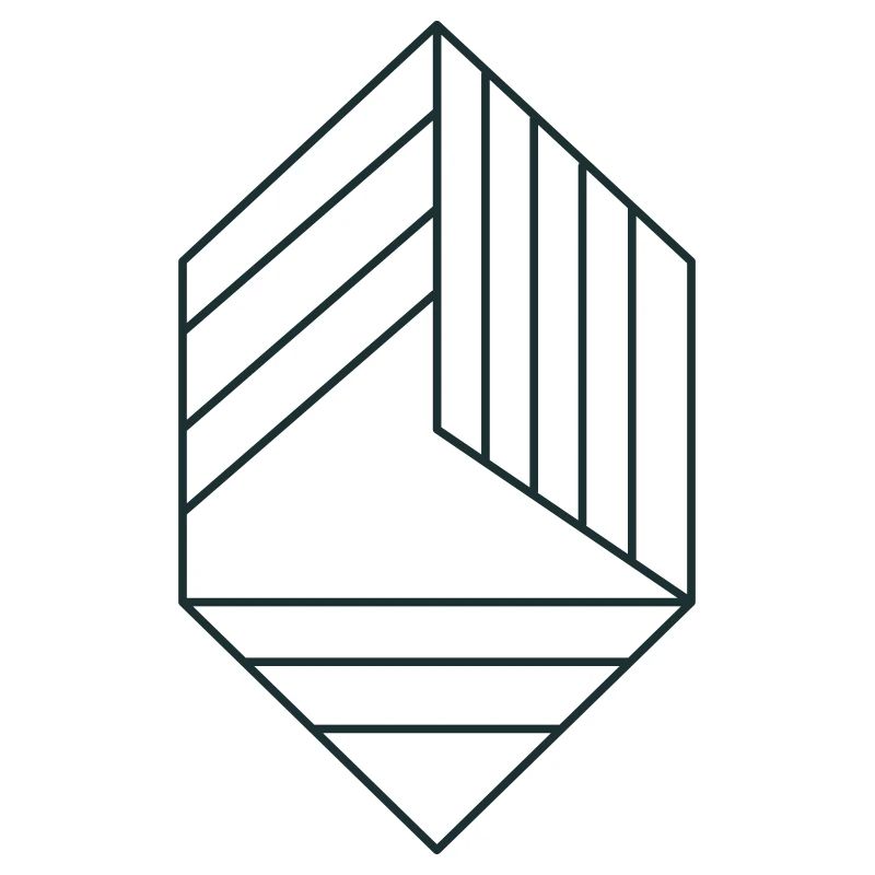 diamant avec lignes