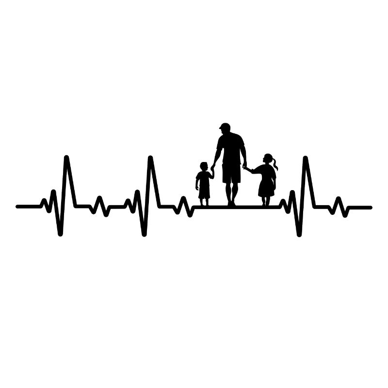 Padre e figlia e figlio, figlia e figlio
