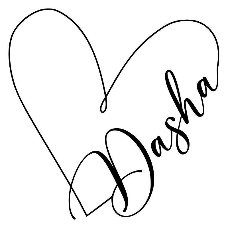Dasha Name Heart Line