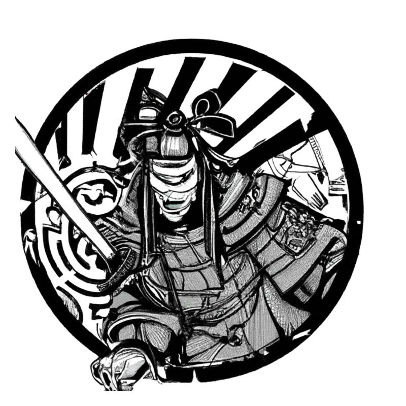 Graffiti de samouraï