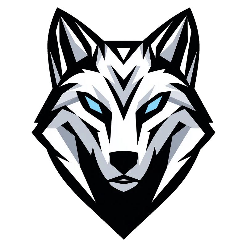 Wolfskopf-Logo, Symbol, Emblem, Tätowierung
