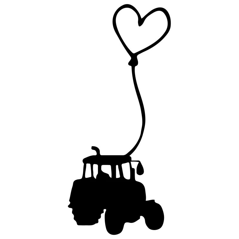 A heart for tractors Gift idea Tractor drivers