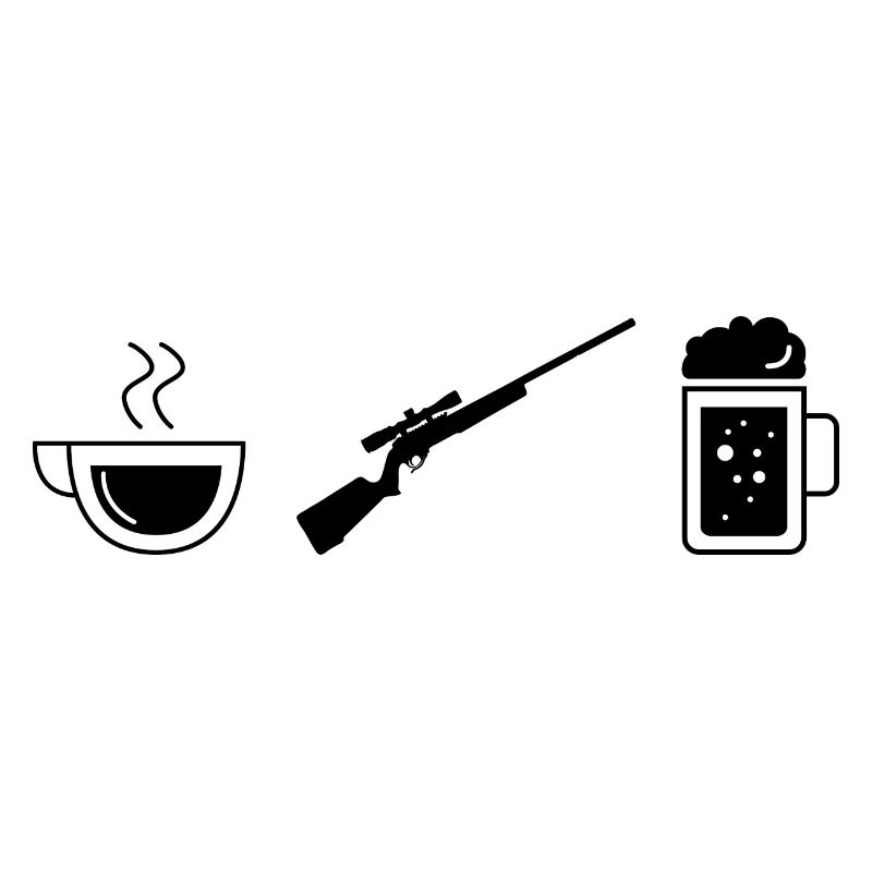 Kaffeebier und Jagd -