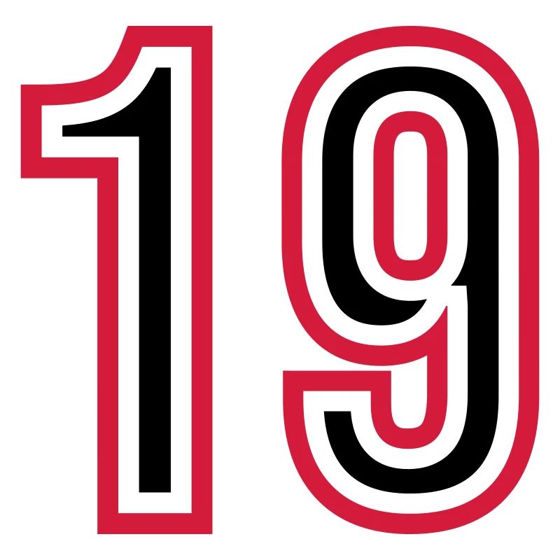 19 Number Years Jersey