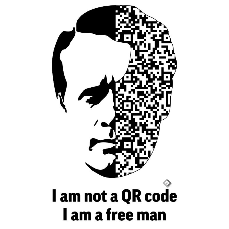 Ich bin kein QR-Code, ich bin ein freier Mann
