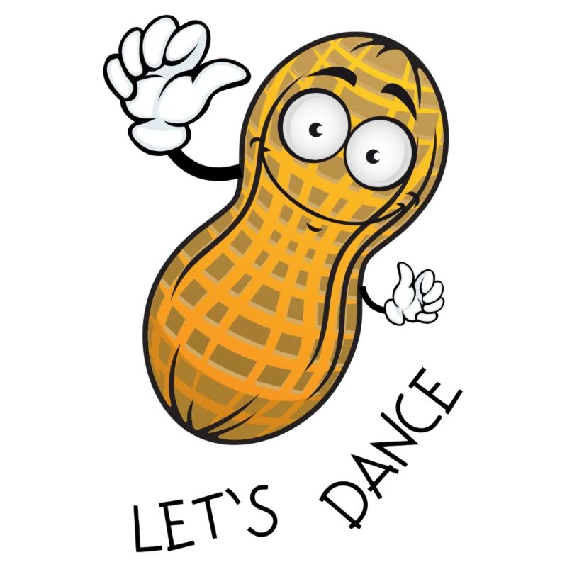 Erdnuss Let`s Dance Tanzen Peanut