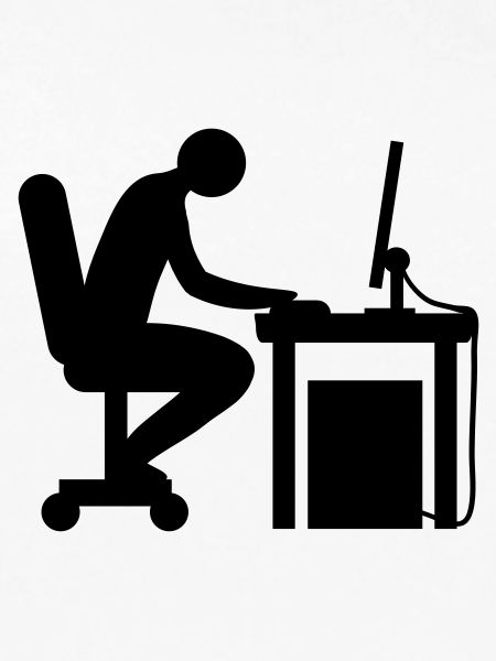 Computer desk nerd