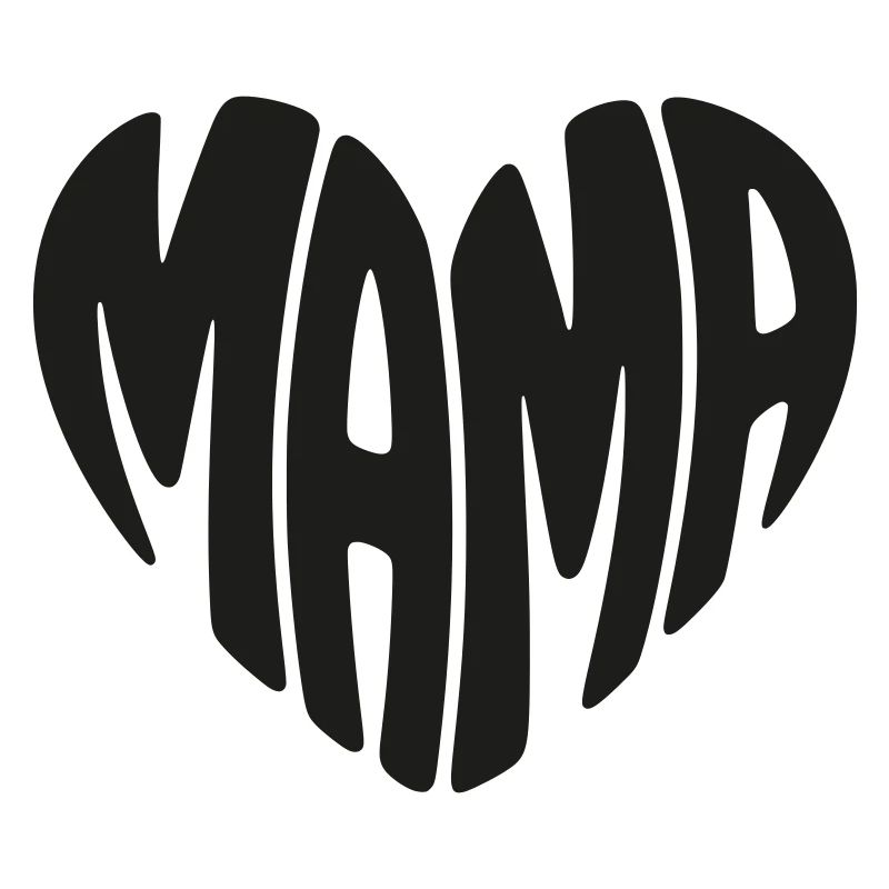 Mama Herz Form Mutter Herzform Muttertag Geschenk