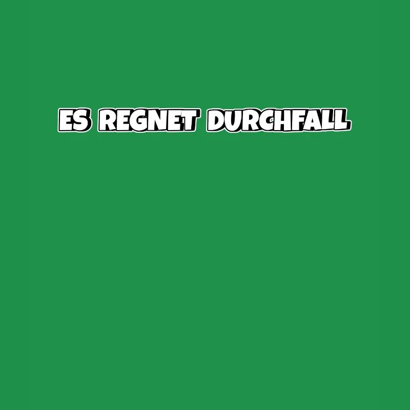Es regnet Durchfall