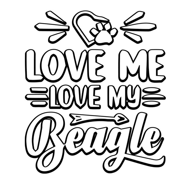 Aime-moi aime mon beagle