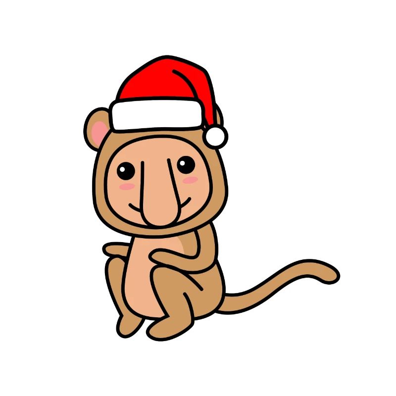 Singe bande dessinée Noël Noël