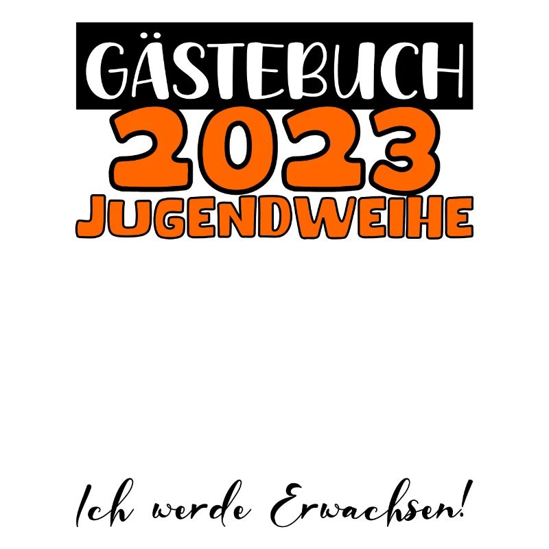 Jugendweihe 2023 Gästebuch Mädchen Jungen Fun Deko