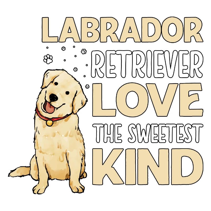 Labrador Retriever Aime l’enfant le plus doux