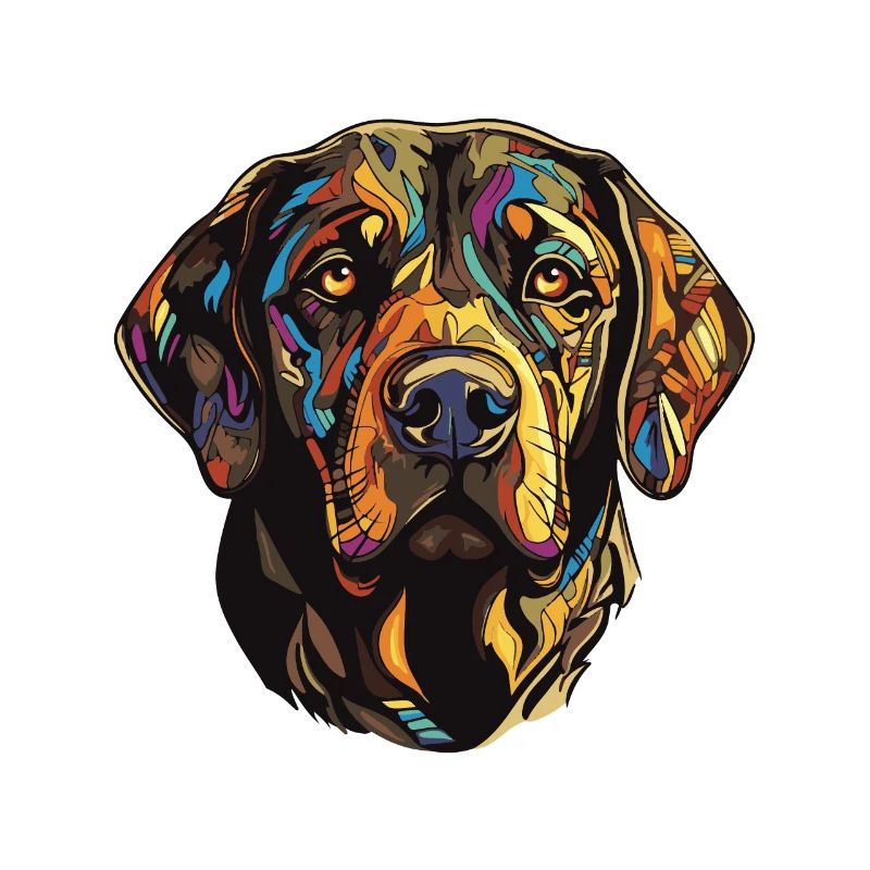 Labrador Hund Kopf