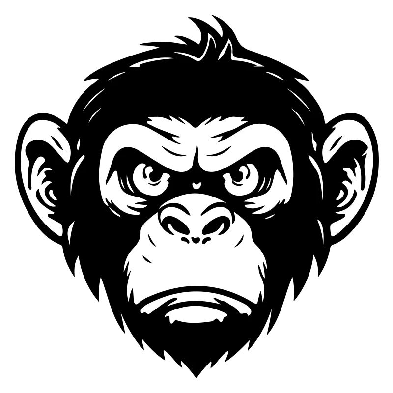 Affe Kopf