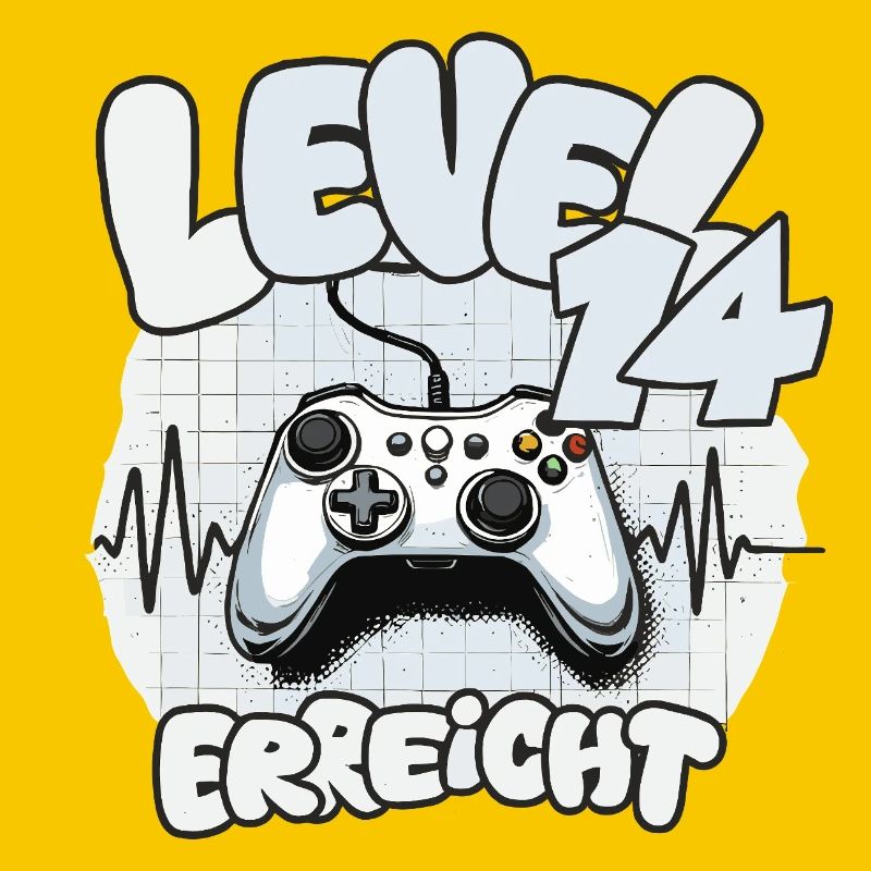 Level 14 Reached Controller Joypad Heartbeat