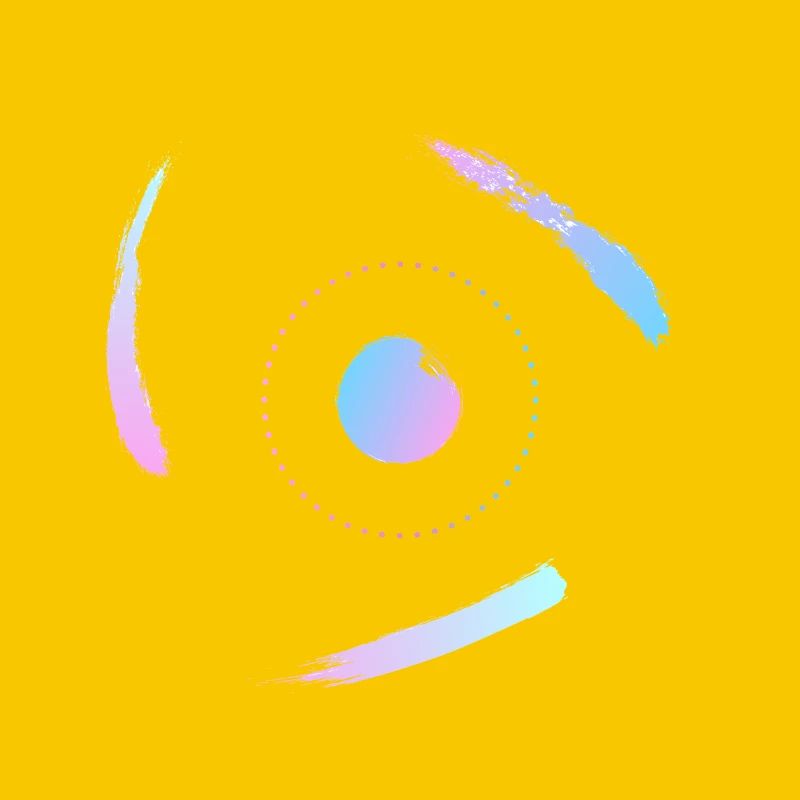 Electrons orbiting the atom