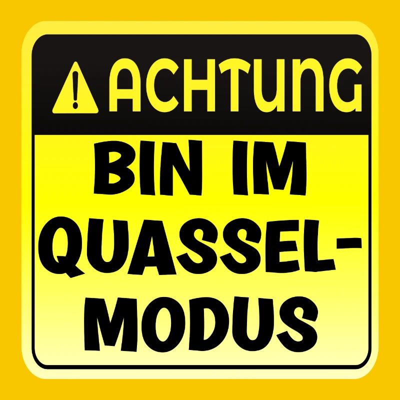 Lustige Muttertagssprüche - Quasselmodus Warnung