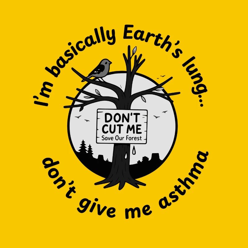 I’m Basically Earth’s Lung – Eco black