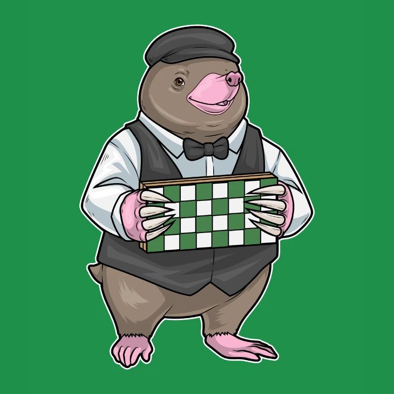 Mole Chessboard Chess Board Game
