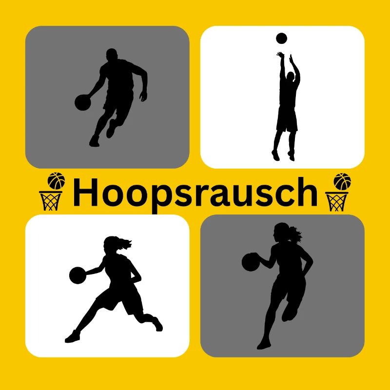Basketball Silhouettes Dynamics