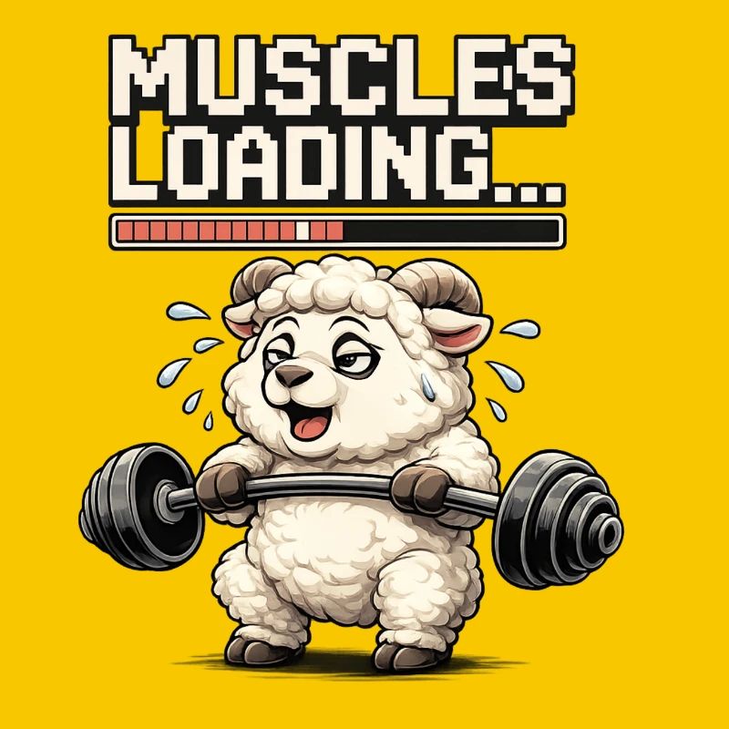 Muscle-loading lamb during strength training
