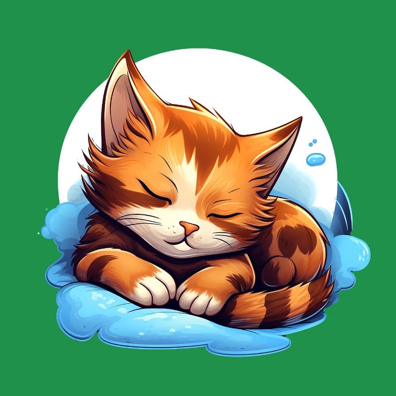 Cat Cuddle Dream on Cloud - Cat