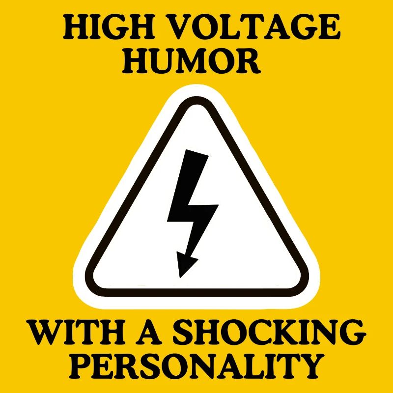 Lightning Warning Triangular Sign