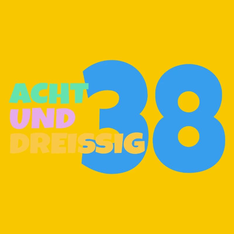 38. Geburtstag Geschenk