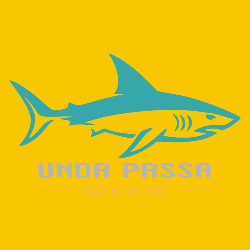 Requin UNDR PRSSR Plongeur Plongeur Construit en dessous de zéro