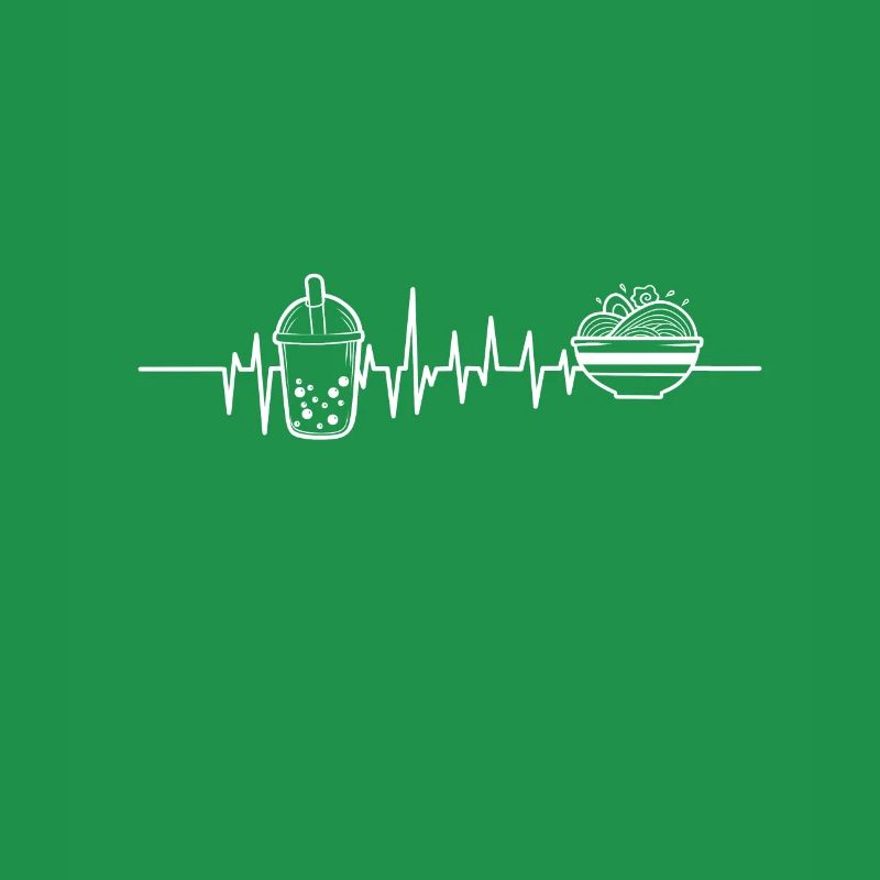 Bubble Tea Frame Heartbeat