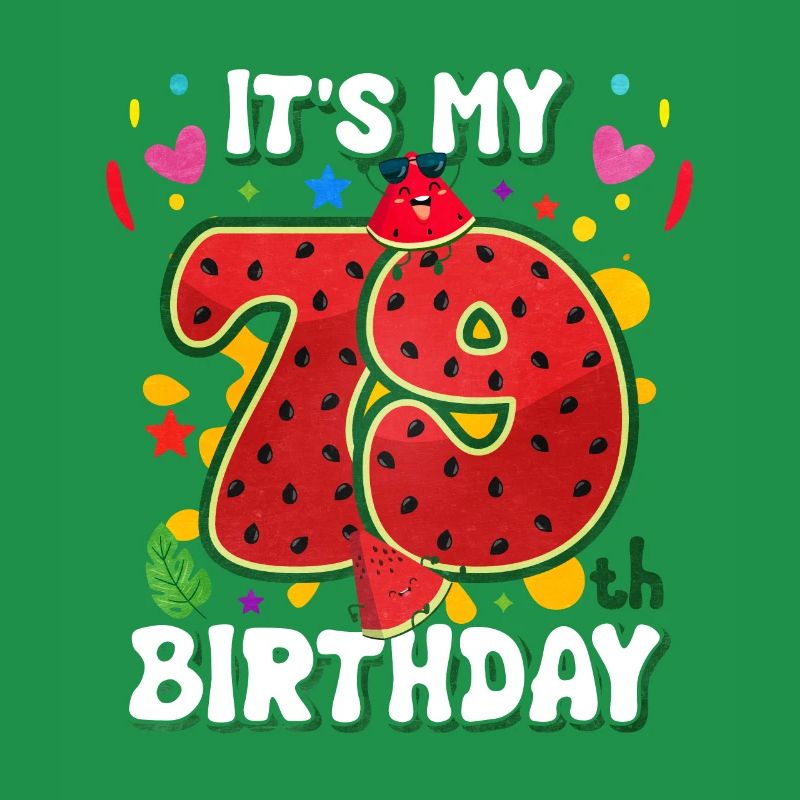 79e anniversaire pastèque