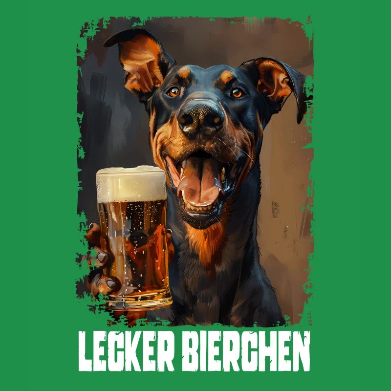 Lecker Bierchen Dobermann